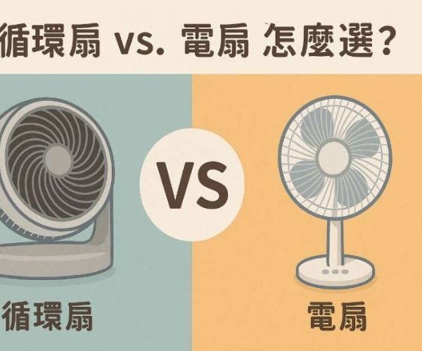 吹冷氣想省電：循環扇 vs. 電扇怎麼選？擺放位置與風向指南